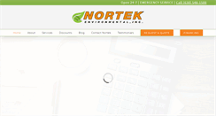 Desktop Screenshot of nortekenvironmental.com